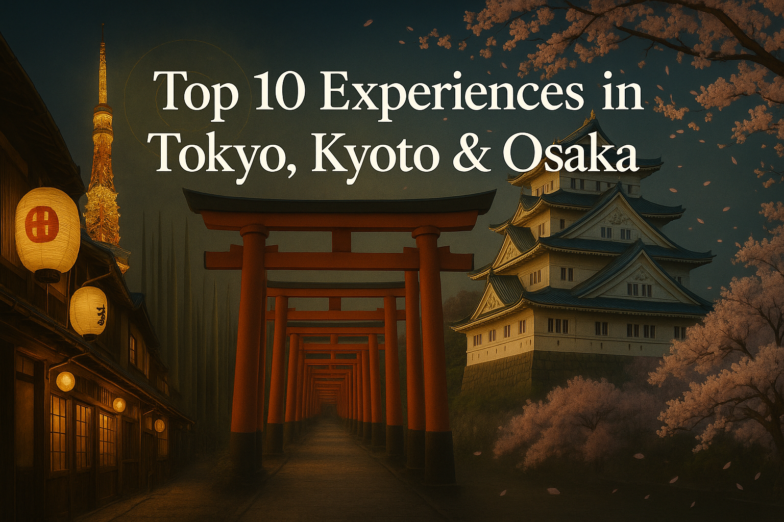 Top 10 Unforgettable Experiences in Tokyo, Kyoto, and Osaka - Golden Vacations India